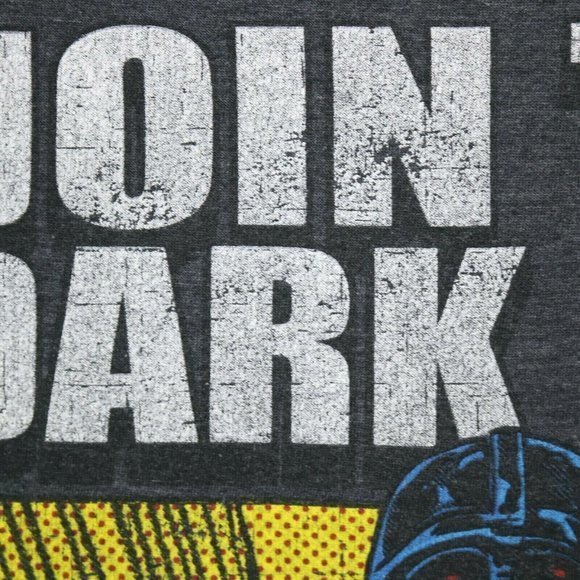 Star Wars Darth Vader Join The Dark‎ Side T-Shirt Shirt Gray S Small - Picture 8 of 9